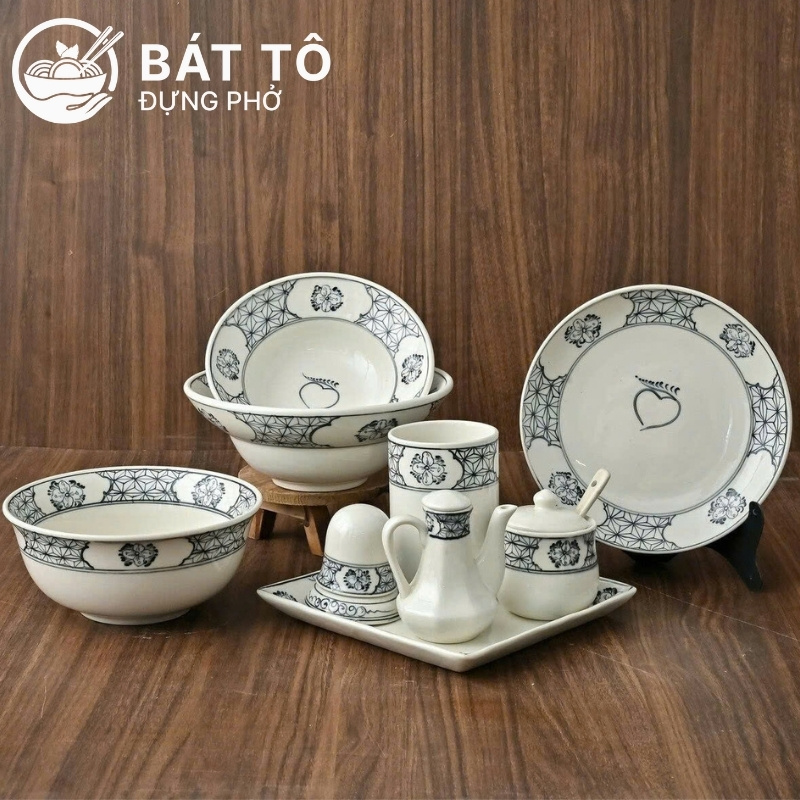 Bát tô sứ đựng bún phở