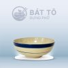 Tô Bầu Men Trắng Xưa Kẽ Chỉ Xanh TP-MTX05