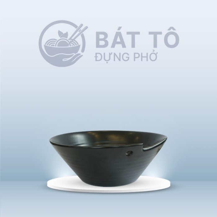 Tô Cắt Miệng Men Đen Matt TP-MM07