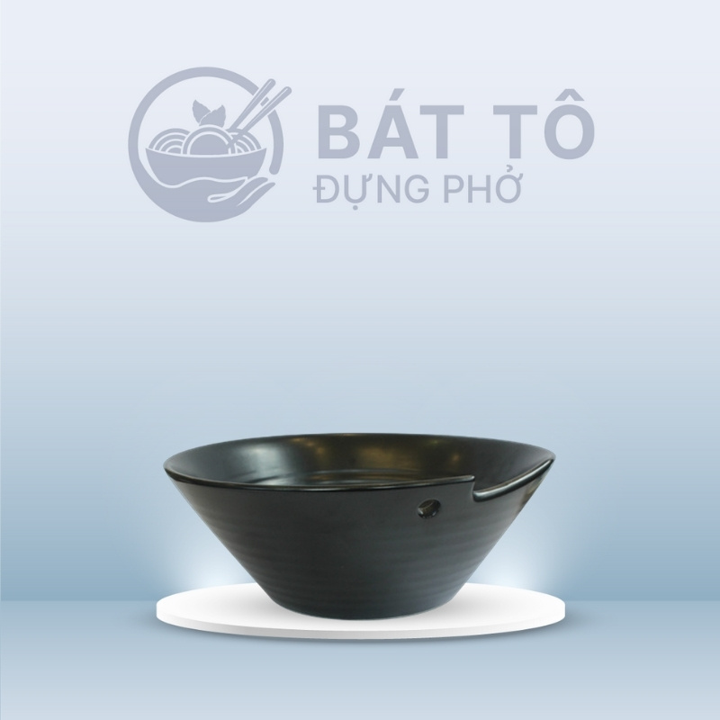 Tô Cắt Miệng Men Đen Matt TP-MM07