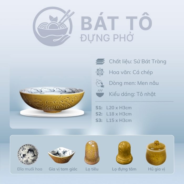 đặc điểm Tô Nhật Men Nâu Cá Chép TP-MNC01
